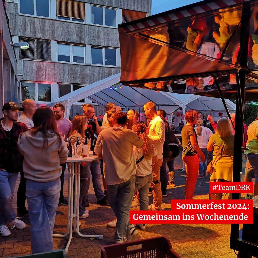 DRK Sommerfest im Abendlicht